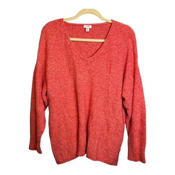 Pure Jill Sweaters - J.‎ Jill Pure Jill Sweater Women's Size 1X V Neck Long Sleeve Pink